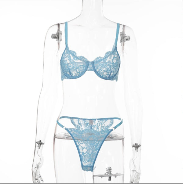 Ladies Underwire Lace Lingerie Suit Fashion Underwear | Ectron Online
