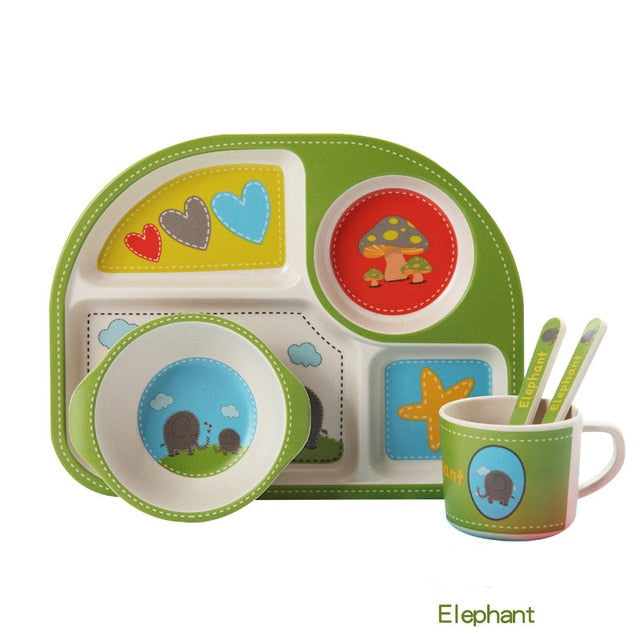 Healthy Eating for Little Ones | Bamboo Fiber Dinnerware Baby & Toddler Food | Ectron Online