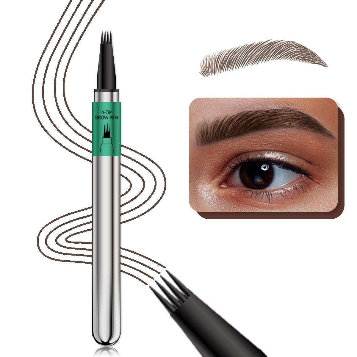 Four-Claw Smudge-Proof Wild Eyebrow Pencil Four-claw Smudge-proof Wild Eyebrow Penc | Ectron Online