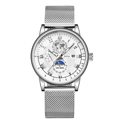 Men's Luminous Quartz Watch Men's Watch Non-mechanical Luminous Cale | Ectron Online