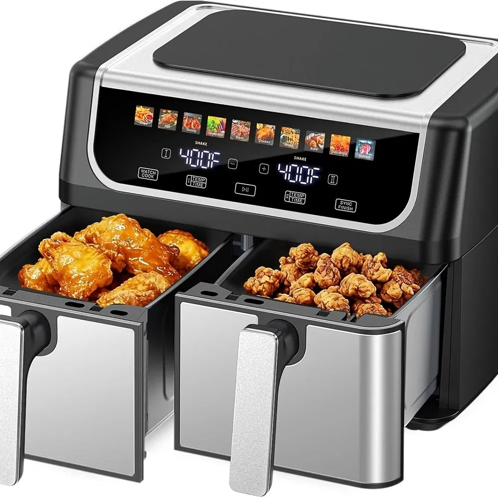9.5 Quart Dual Basket Air Fryer | Double Basket with Sync Mode