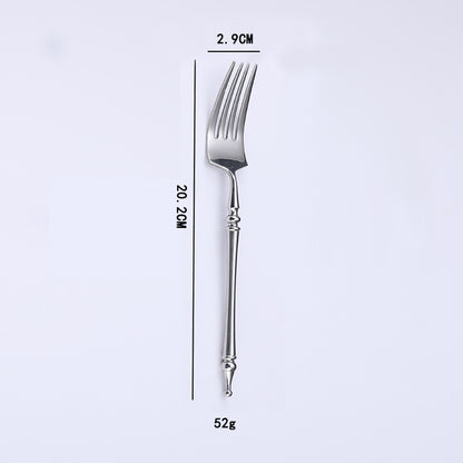 Stainless Steel Tableware Western Food Knife Fork Spoon Steak Knife Tableware