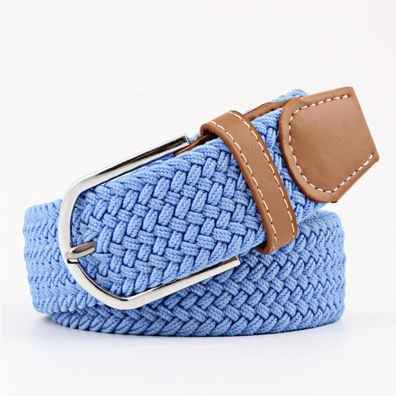 Women's Canvas Pants with Braided Belt Women's Canvas Belt Student Pants Casual | Ectron Online