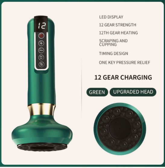 Electric Cupping Massager Electric Vacuum Cupping Massager For Body Anti-Cellulite Suction Cup Gua Sha Massage Body Cups Guasha Fat Burning Slimming Jars | Ectron Online