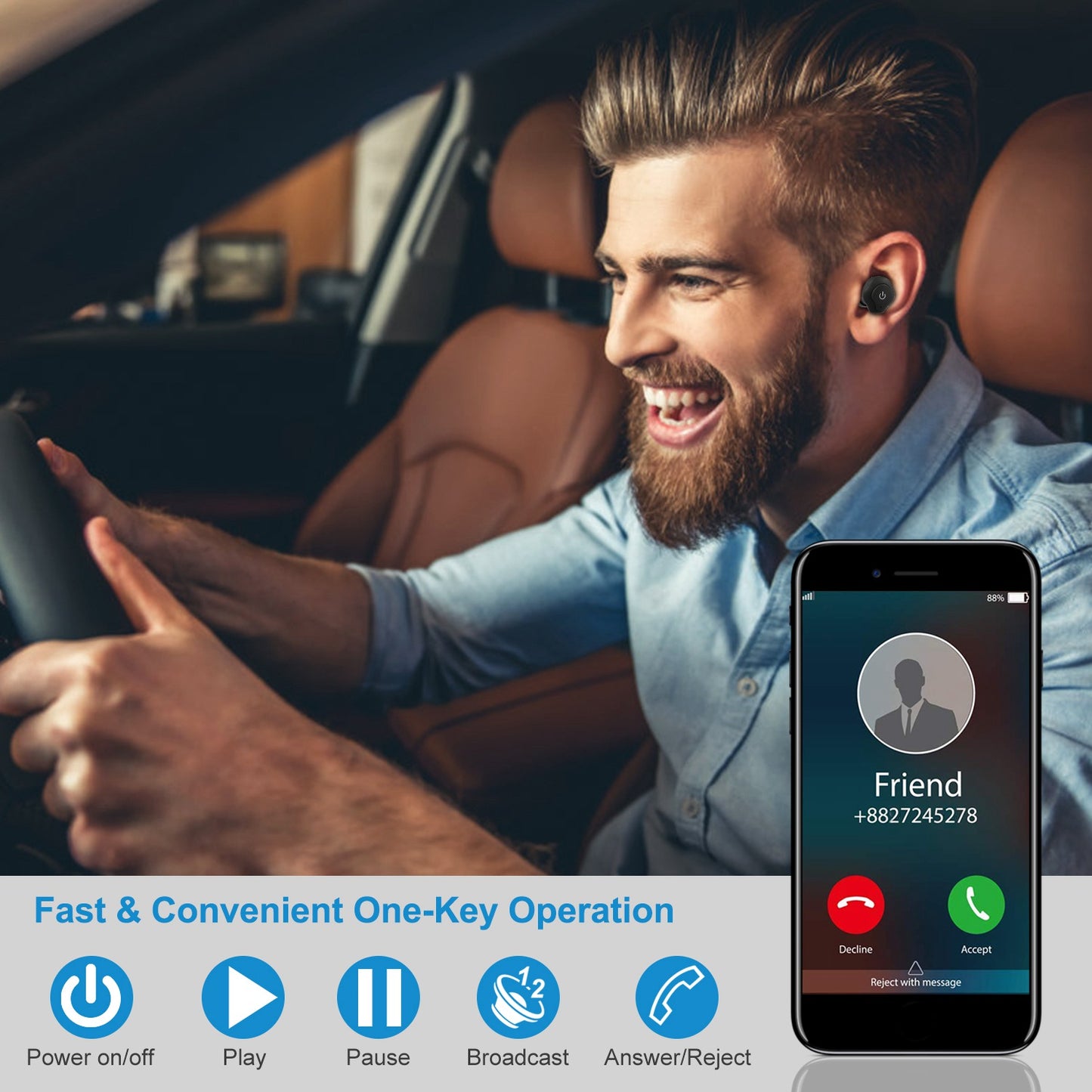 True Wireless Business Earbuds | Apt-X Stereo Noise Cancelling