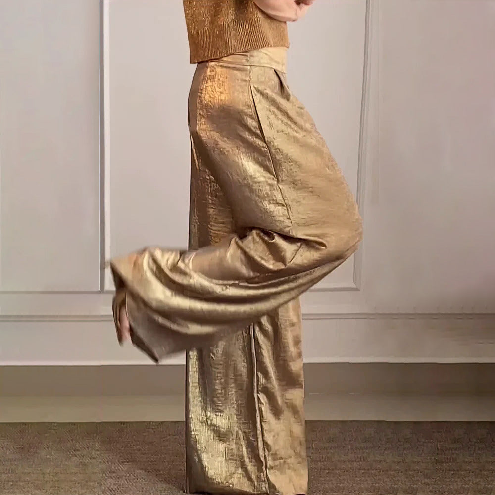 Women's High Waist Slimming Loose Casual Wide Leg Pants Women's High Waist Slimming Loose Casual | Ectron Online