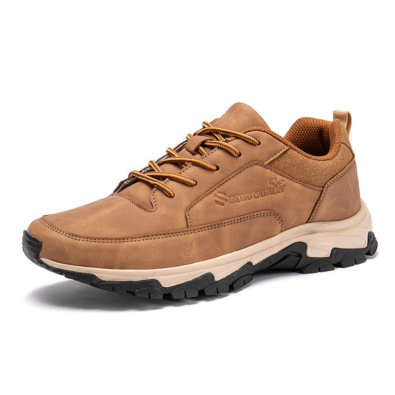Men’s Waterproof Leather Running Shoes – Casual & Plus Size Comfort Leather Waterproof Men's Deodorant Casua | Ectron Online