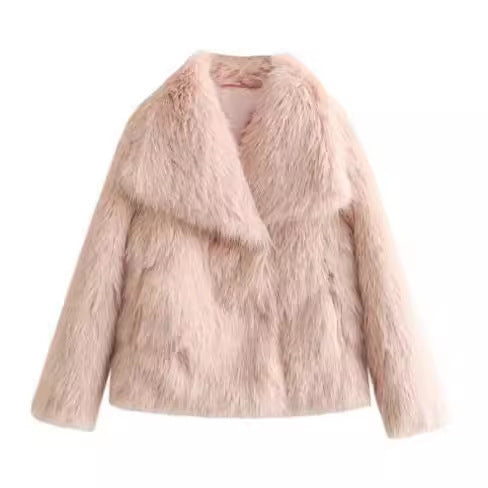 Fashion Plush Outwear Winter Plush Coat | Ectron Online