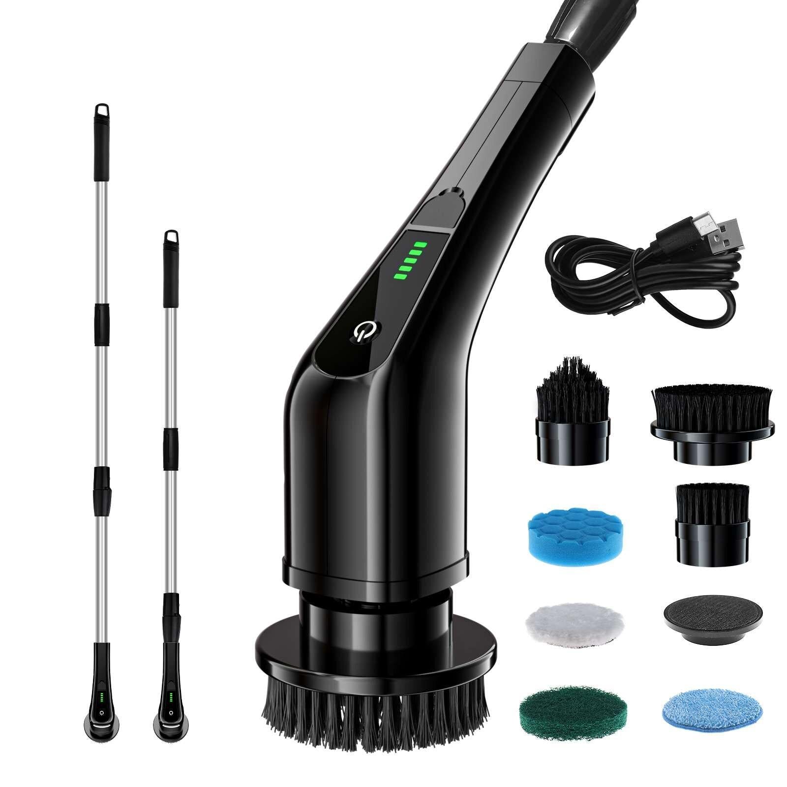 Electric Cleaning Brush & Spin Scrubber for Home