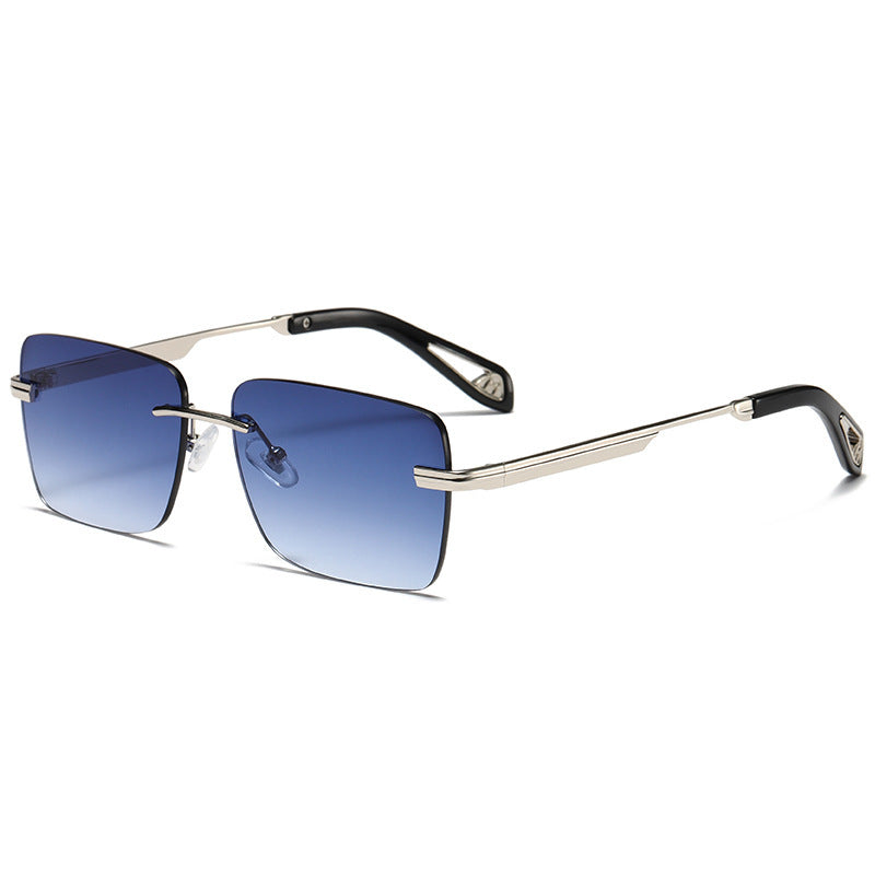 Frameless Square Sunglasses Retro For Men And Women