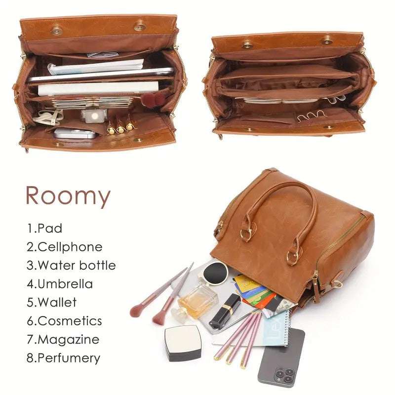 Women's Leather Shoulder Bag - Multifunctional Handbag & Tote Women's Multifunctional Leather Shoulder | Ectron Online