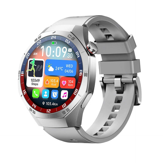 {{ brand }} Smart TFT Bluetooth Calling Watch with Camera Silver Silicon - Smart TFT Bluetooth Calling Camera Watch