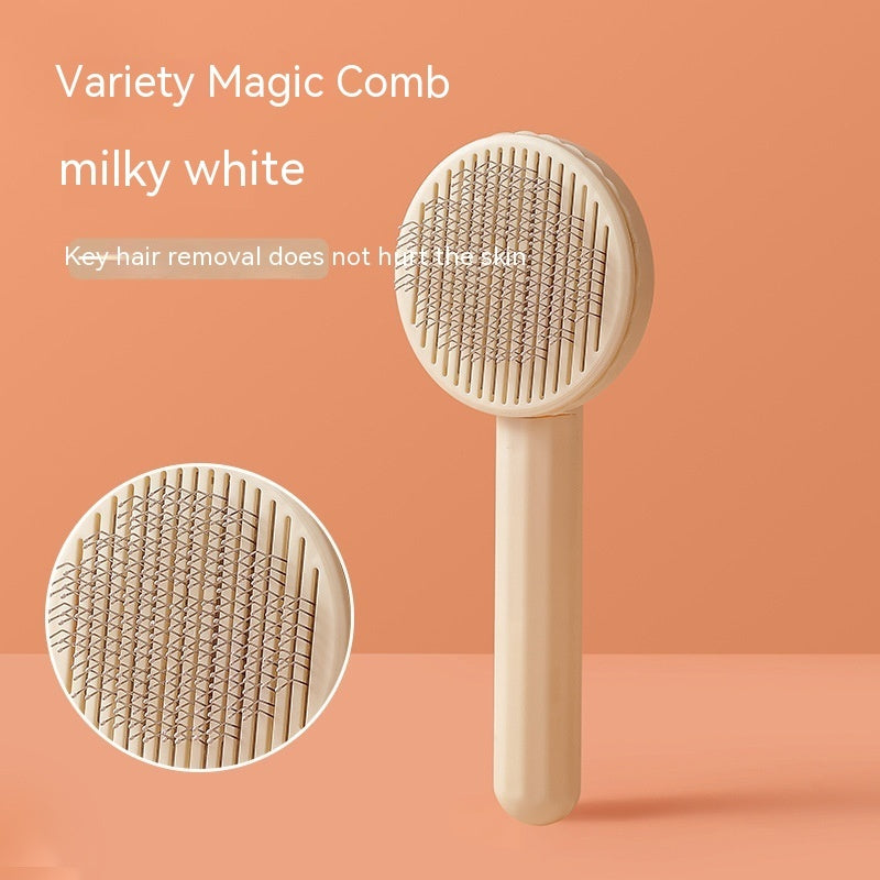 Plastic & Stainless Steel Pet Comb Plastic Stainless Steel Pet Comb Hair Re | Ectron Online