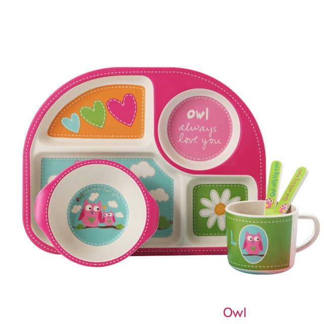 Healthy Eating for Little Ones | Bamboo Fiber Dinnerware Baby & Toddler Food | Ectron Online