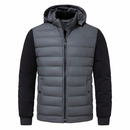 Winter New Men's Loose All-matching Casual Hooded Coat