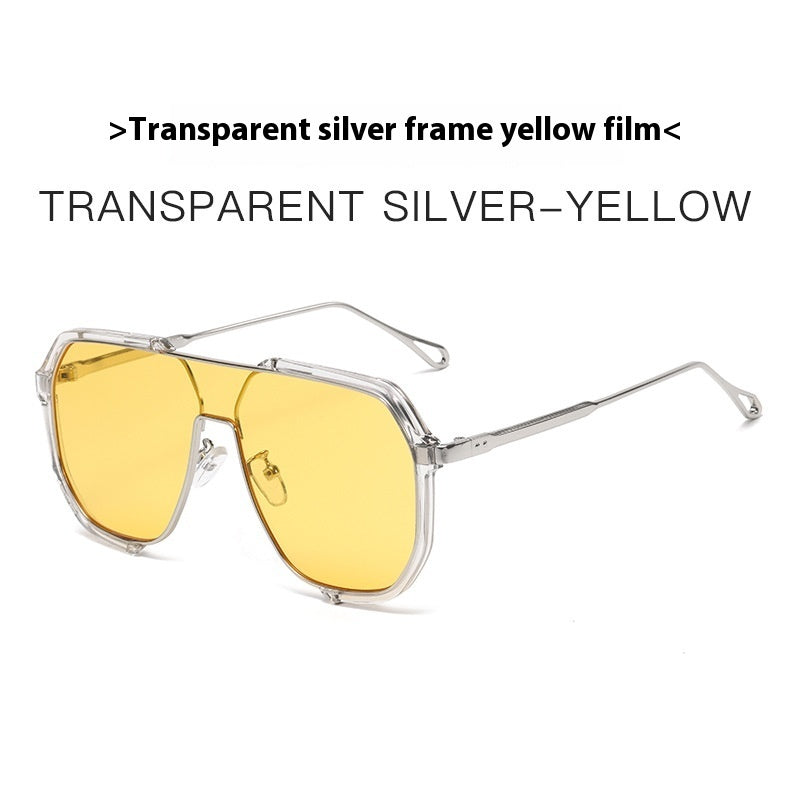 Concave Polygon Sunglasses – Anti-Blue Light, Stylish Protection Fashionable Concave Sunglasses Trendy An | Ectron Online