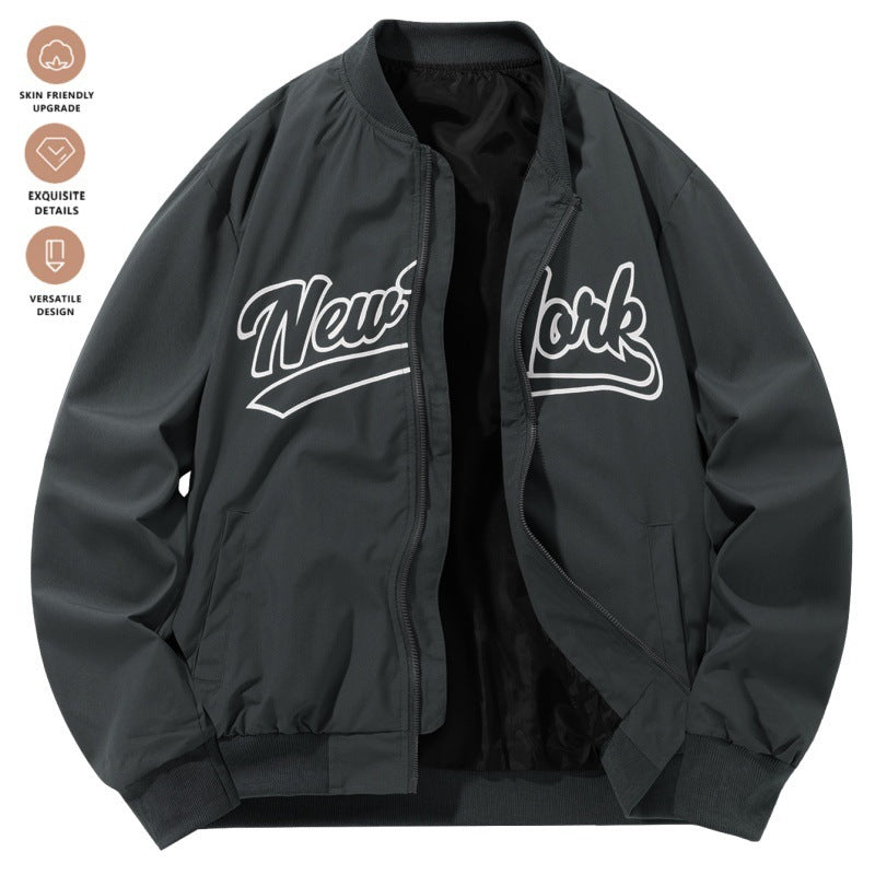 Retro Baseball Uniform Jacket Baseball Uniform Retro Stand Collar Top | Ectron Online