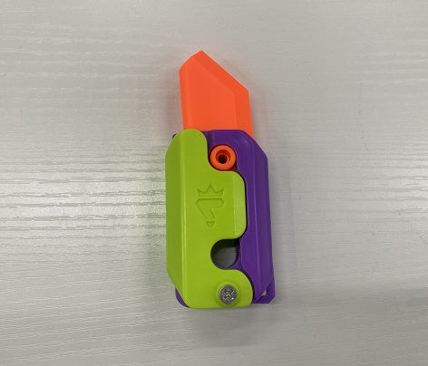 Jumping Knife Pendant | 3D Printed Toy for Children 3D Printing Gravity Cub Jumping Small Radish Knife Mini Model Student Prize Pendant Decompression Toy For Children Gift | Ectron Online