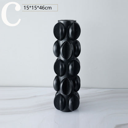 Vase Decoration Light Luxury Nordic Simple Modern Living Room Resin