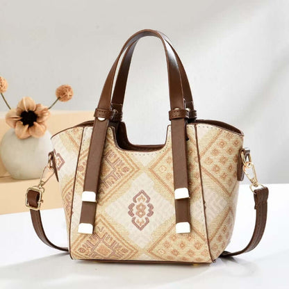 Monogram Boston Pillow Bag - Luxury Jacquard Embroidered Handbag New Model Monogram Boston Pillow Bag - W | Ectron Online