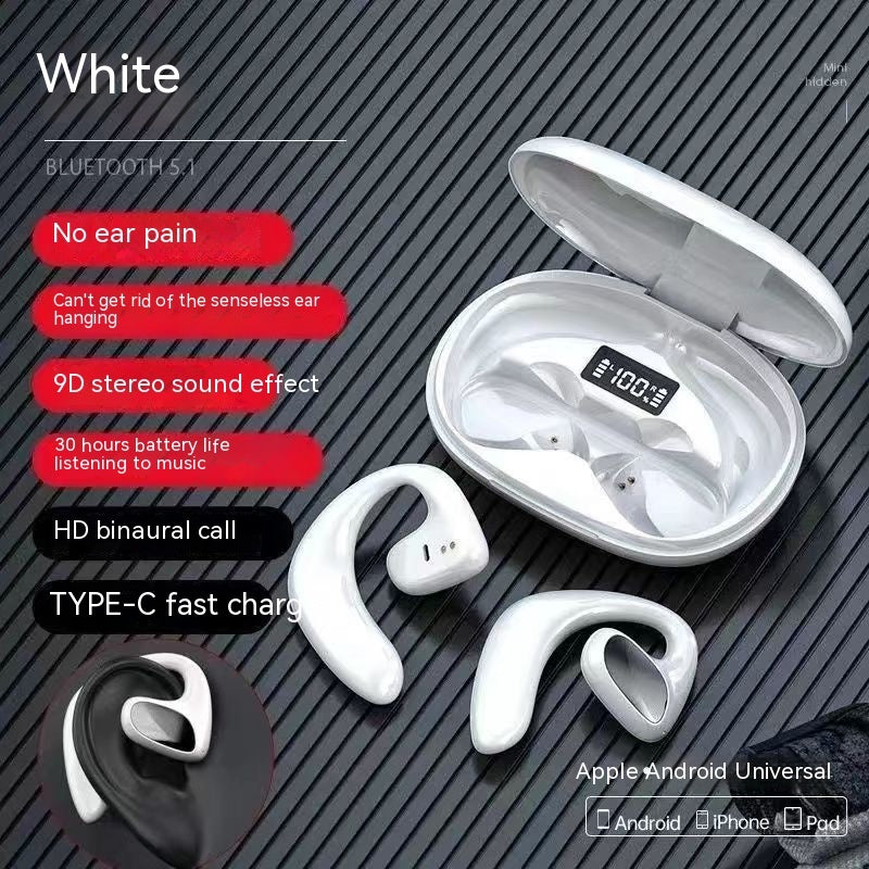 Wireless Bluetooth Headset with Digital Display – 9H Battery Wireless Bluetooth External Non-in-ear U | Ectron Online