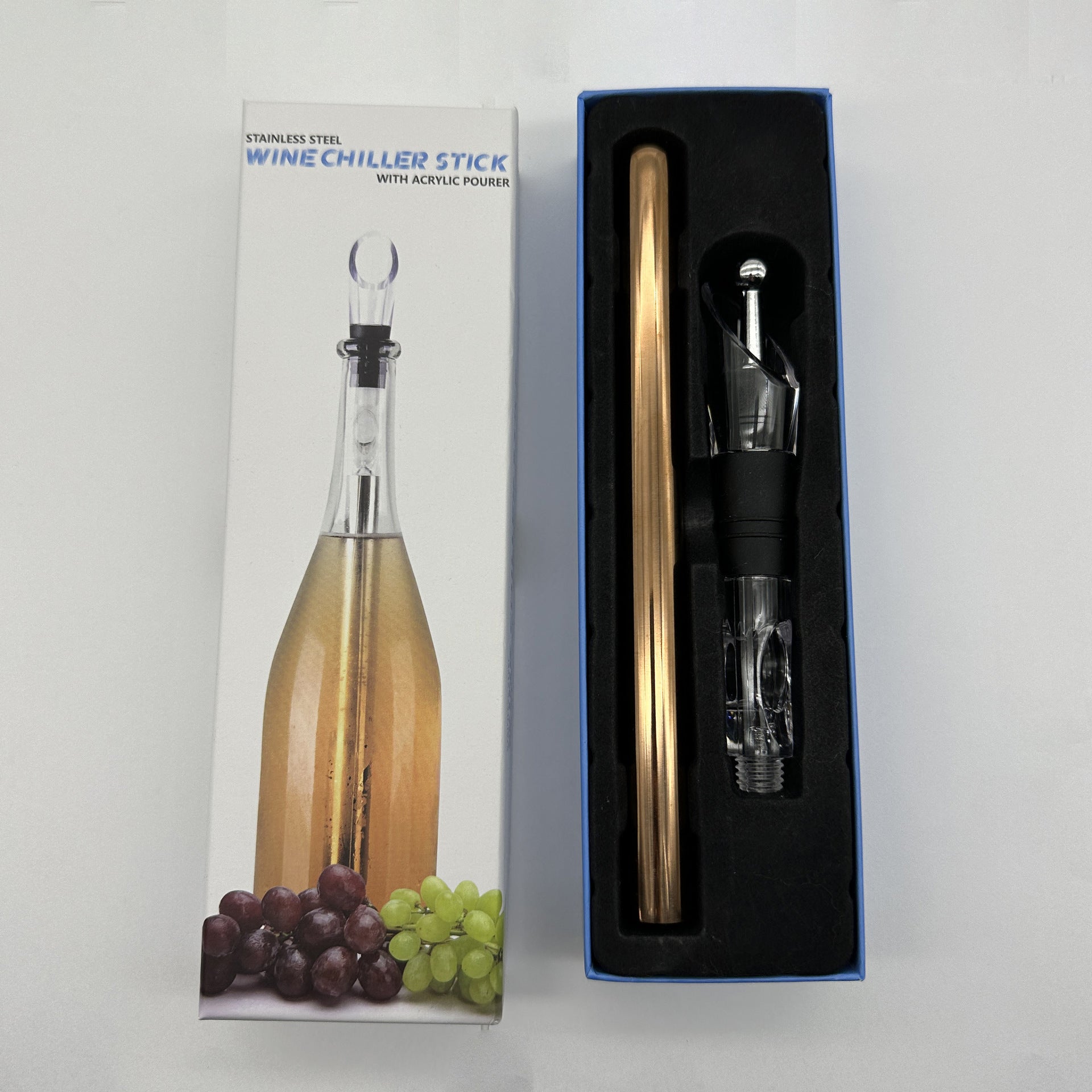 Stainless Steel Wine Bottle Cooler Stick - Wine Chilling Rod Wine Bottle Cooler Stick Stainless Steel | Ectron Online