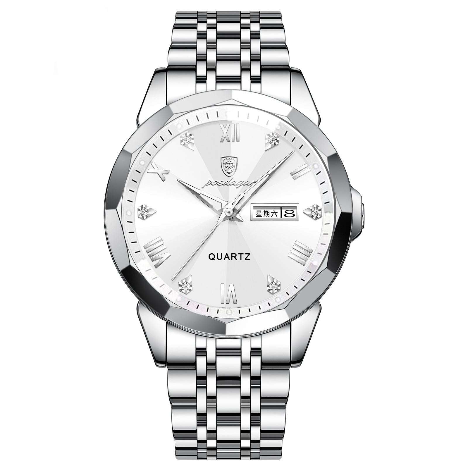Men's High-Grade Business Watch Business Men's Watch Double Calendar Hig | Ectron Online