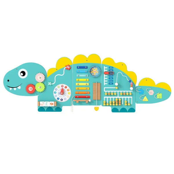 11-in-1 Dinosaur Wall Busy Board