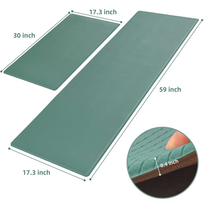 Kitchen Floor Mat Two-piece Set Of Non-slip, Waterproof And Easy To Scrub For Home, Kitchen Kitchen Floor Mat Two-piece Set Of Non-s | Ectron Online