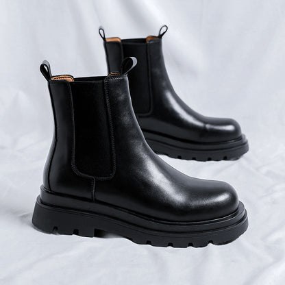 Chelsea Men's High-top Smoke Pipe British Martin Boots