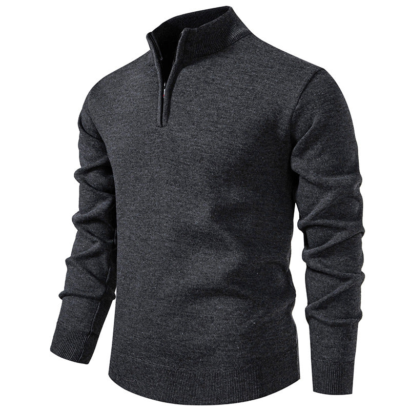 Men's Half-Zip Knitwear Top
