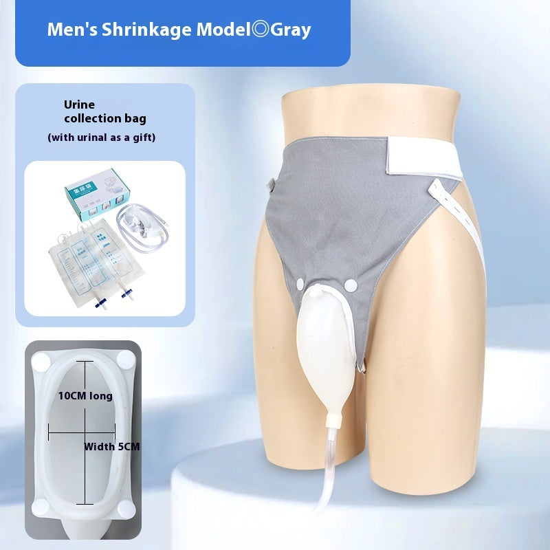 {{ brand }} Unisex Silicone Urine Bag – Bed Rest Catheter & Drainage System Grey Cloth Elderly Atrophy - Silicone Chamber Pot Bed Rest Unisex Spe