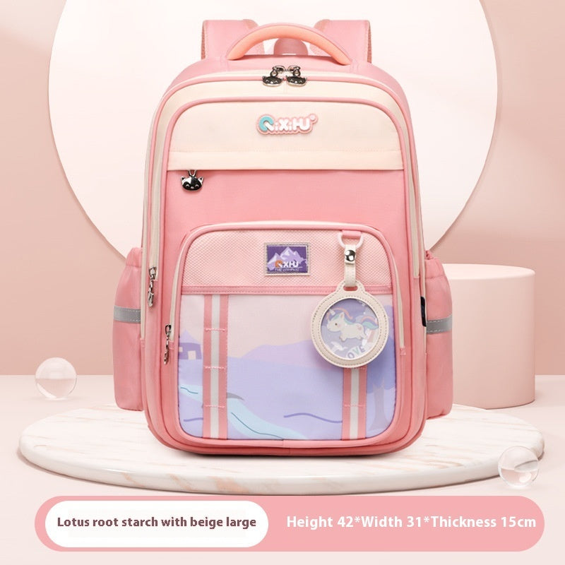 Lightweight &amp; Durable Kids’ School Backpack – Landscape Pattern Large Capacity Primary School Student Sc | Ectron Online