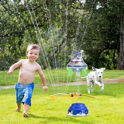 UFO Water Sprinkler with LED Lights UFO Water Sprinkler Outdoor Summer Rocke | Ectron Online