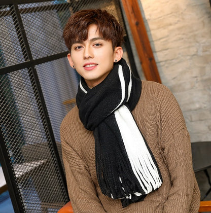 Men Scarves Can Match Colors Fashion Men's Scarves | Ectron Online
