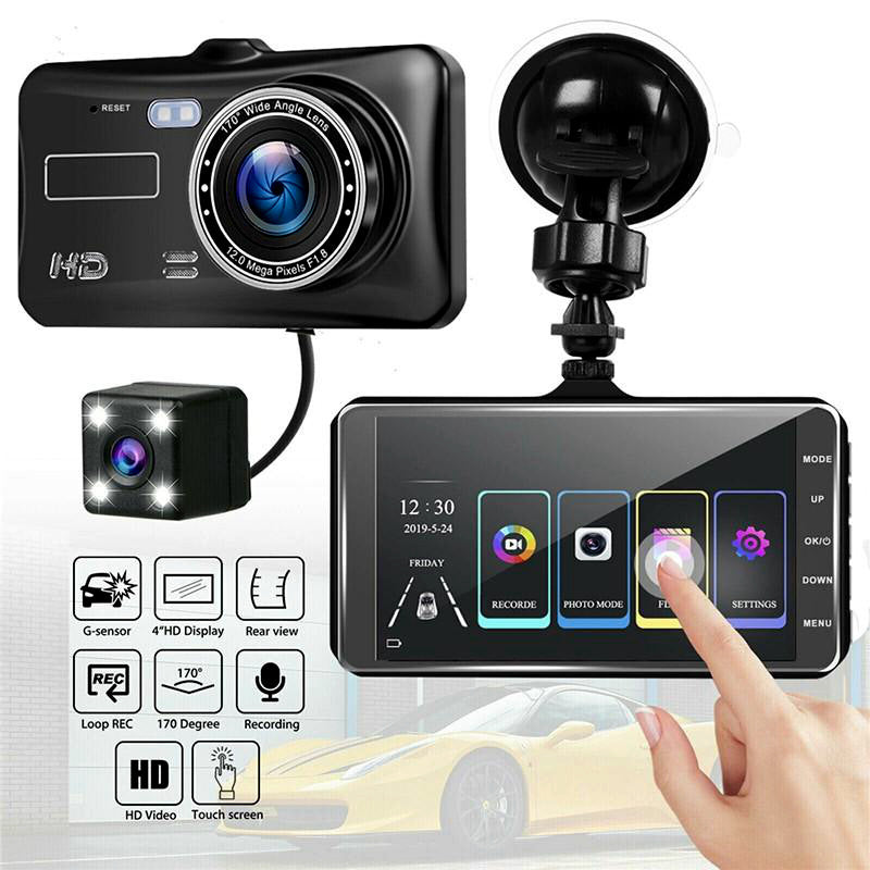 1080P HD Dash Cam with 4-Inch IPS Screen & Loop Recording . | Ectron Online