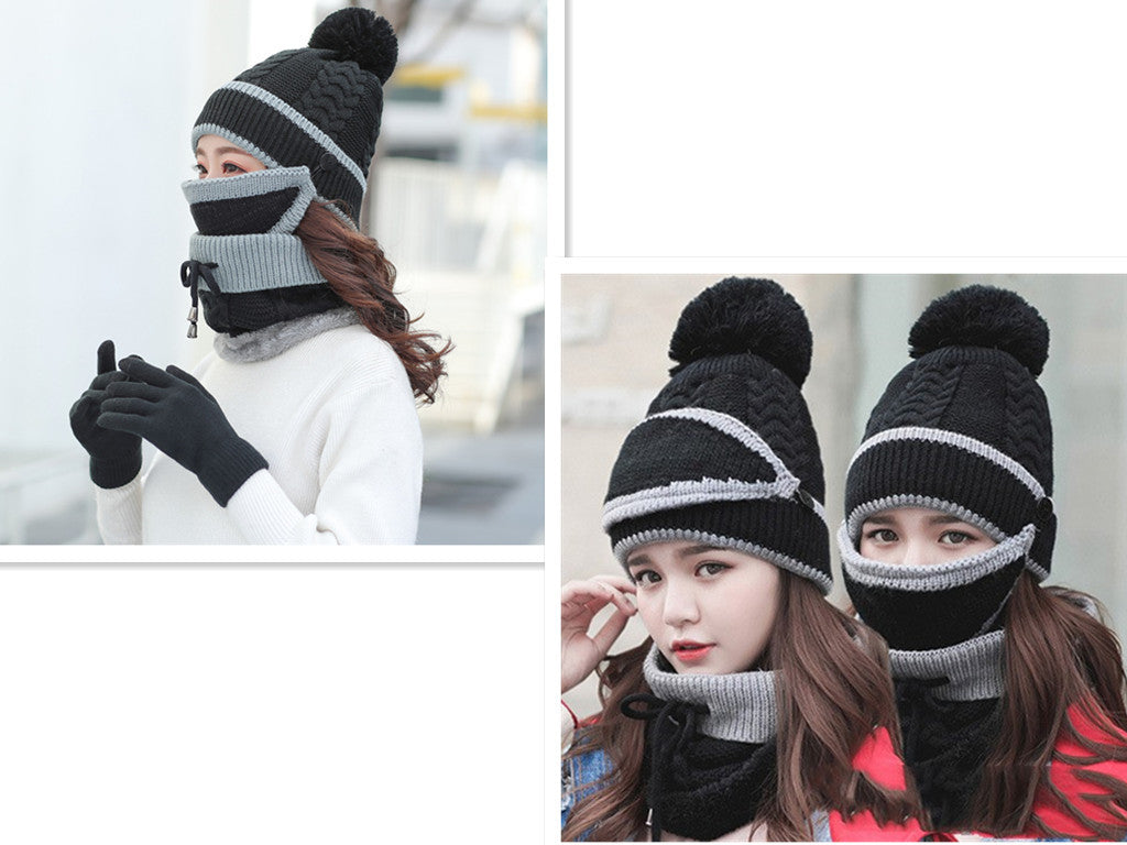 Plush Velvet Bib Mask - Soft, Comfortable, and Protective Hats & Caps | Ectron Online
