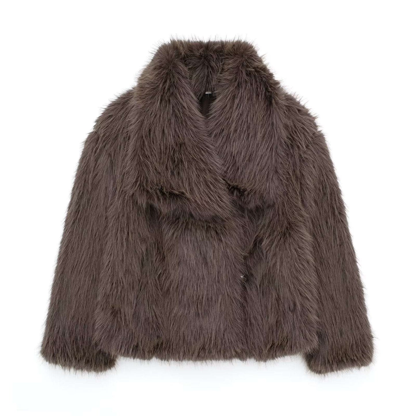 Fashion Plush Outwear Winter Plush Coat | Ectron Online