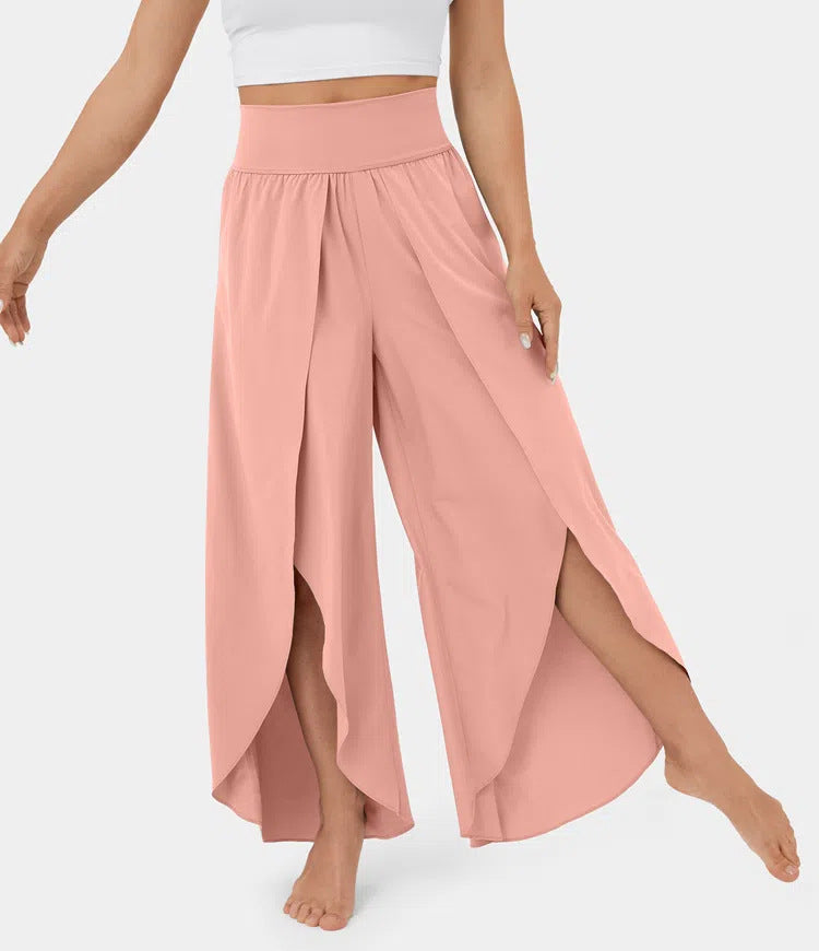 Buy Women's Loose Split Yoga Pants - Summer Fashion Wide Leg Pants | Ectron Online
