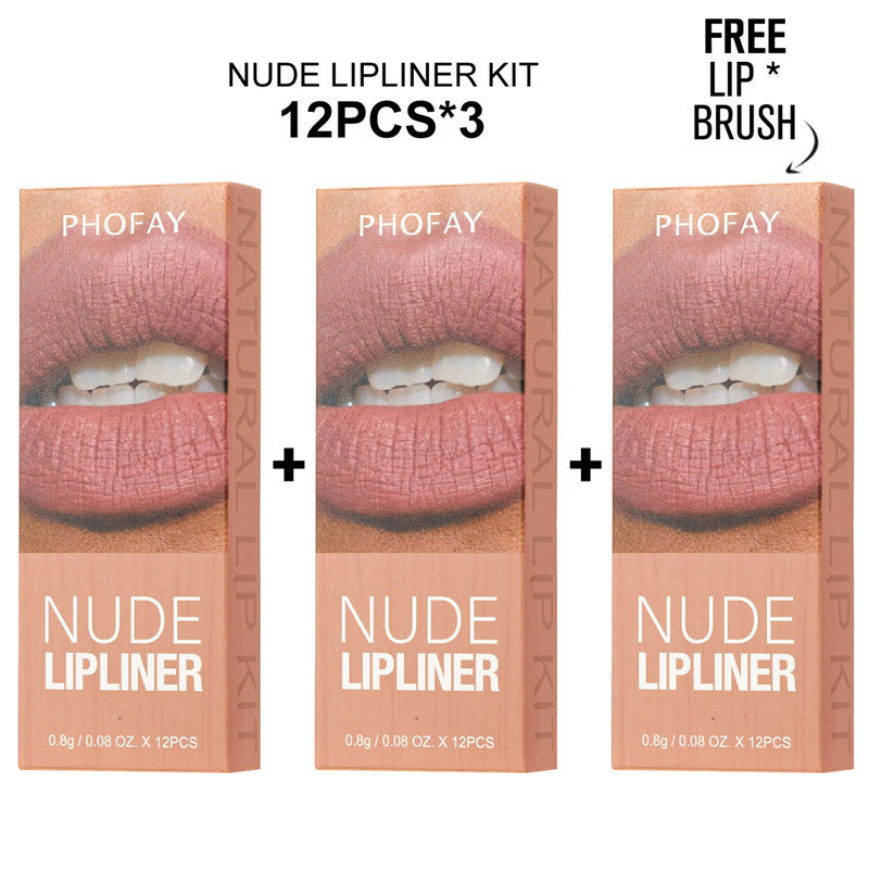 PHOFAY Nude Lipliner Kit PHOFAY Nude Lipliner Kit | Ectron Online