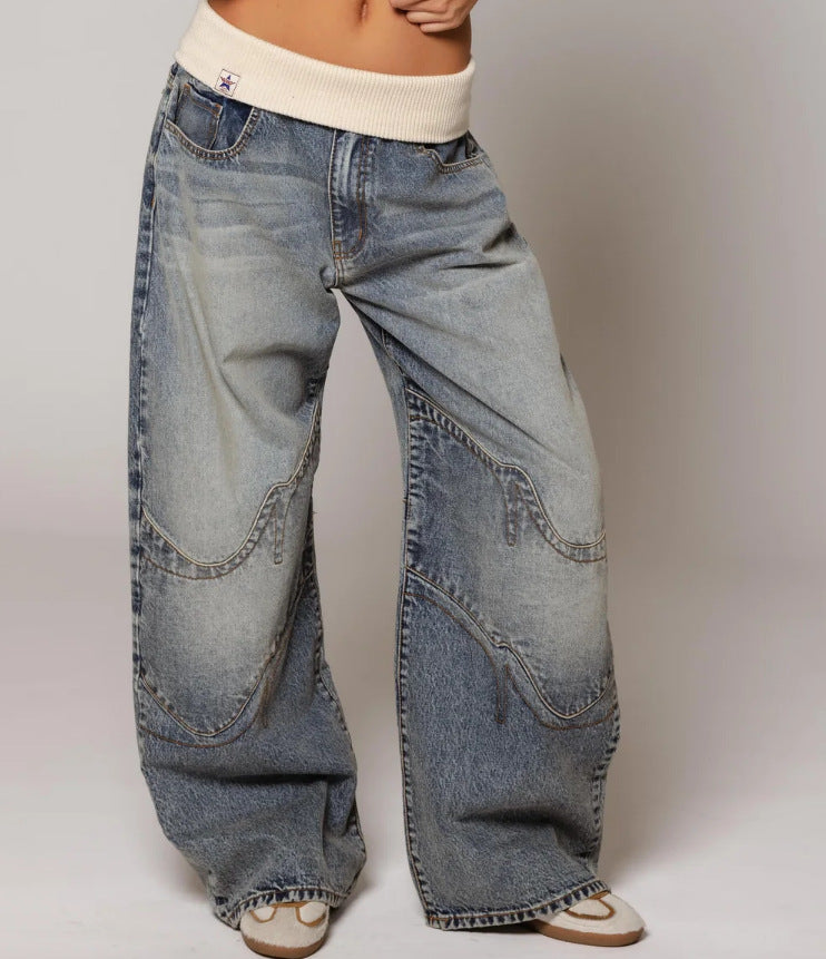 Women's Loose Straight-Leg Jeans