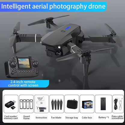 2025 E88 Pro Mini Drone with Screen Control | 4K Dual Camera & LED 2025 E88 Pro Mini Drone With Screen Cont | Ectron Online
