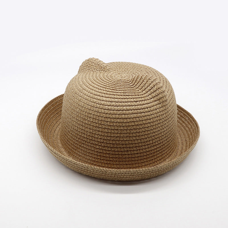 Cute Cat Ears Straw Hat Sunhat