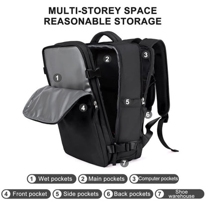 Large Capacity Lightweight Multifunctional Luggage Backpack