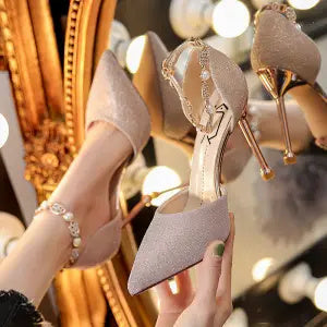 Escarpins de Mariage Français Élégants - Talons Hauts & Confort French High Heels Wedding Shoes Design S | Ectron Online