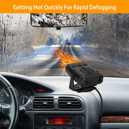 2-in-1 Portable Car Heater & Defroster - 12V/120W or 24V/200W 24V 200W Or 12V 120W Portable Car Heate | Ectron Online