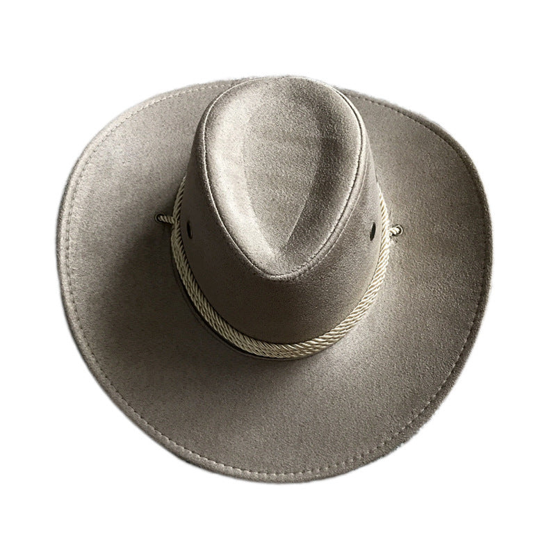 Western Denim Suede Outdoor Sun Visor