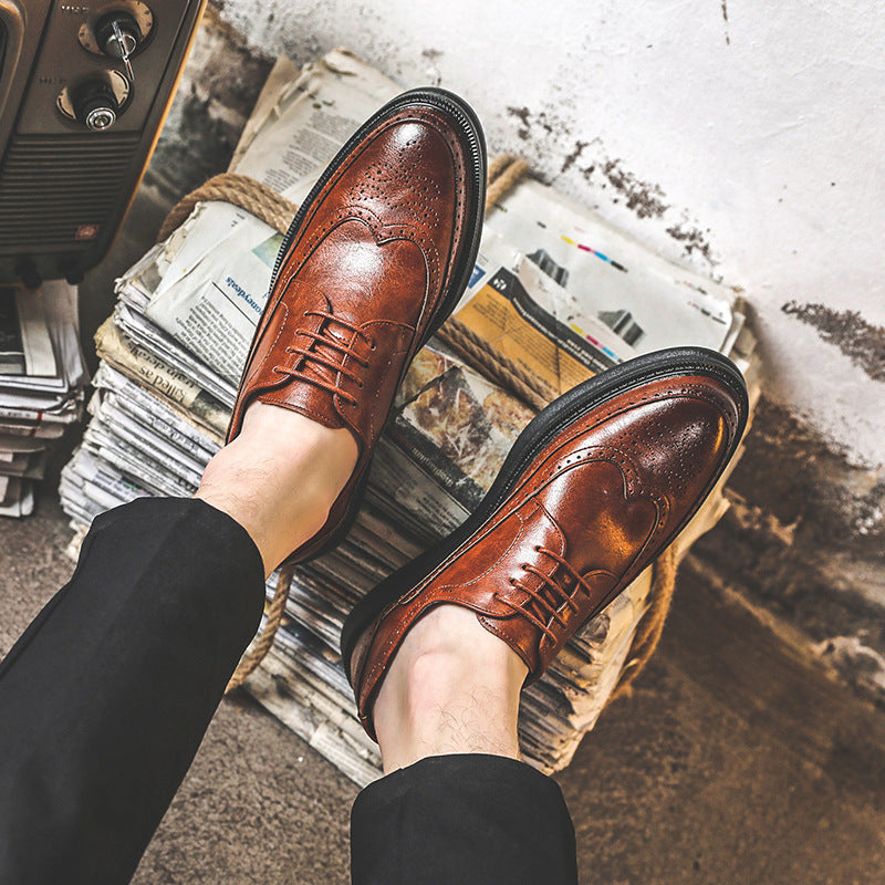 Men’s Business Casual Shoes – Korean Style & British Trend Mens Business Casual Korean Style Trendy | Ectron Online