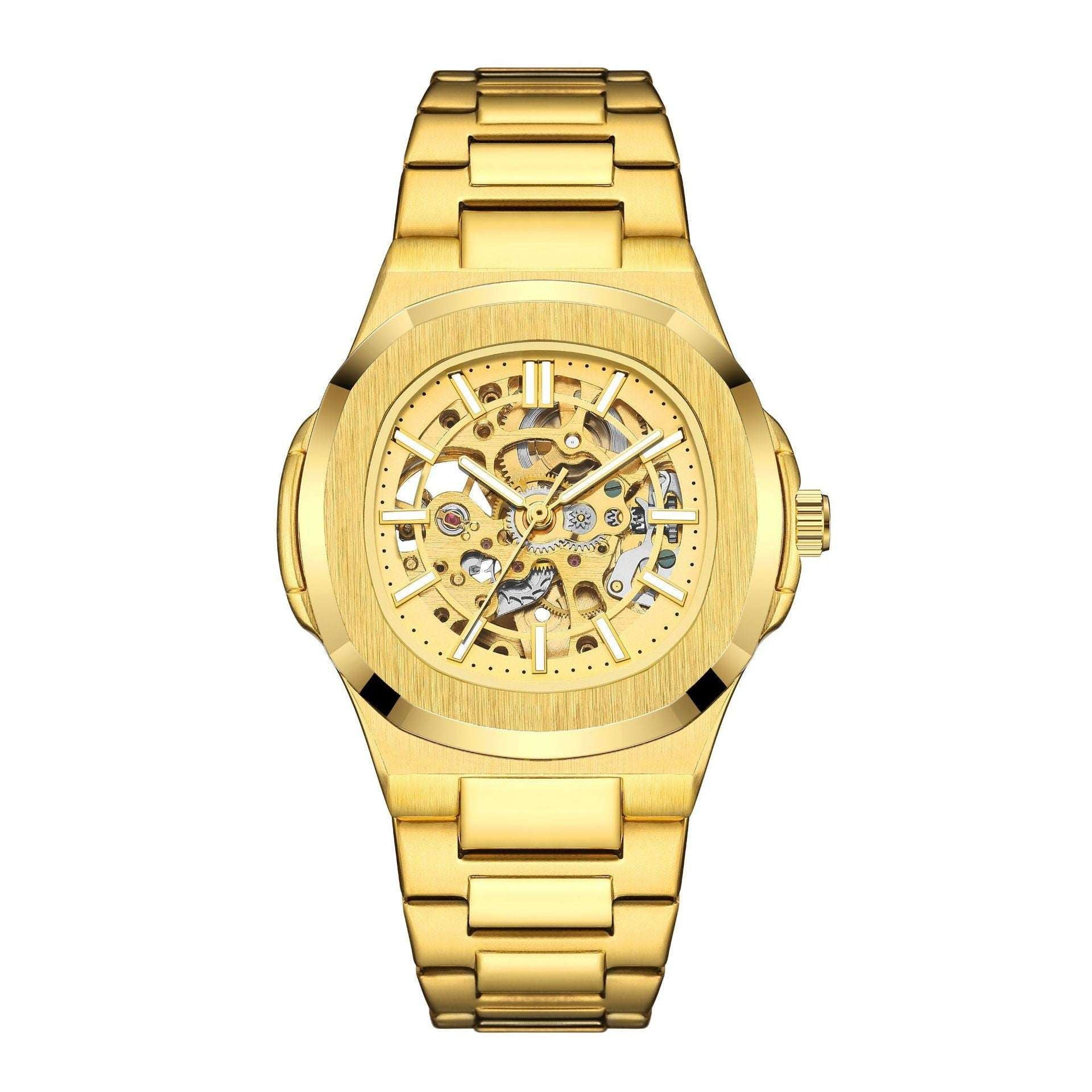 Men's Automatic Hollow Watch Mechanical Hollowing Automatic Business | Ectron Online