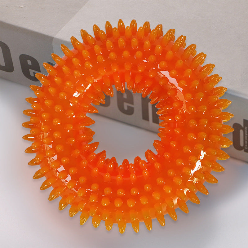TPR Toy Spiky Ball Sounding Dog Toy – Durable & Fun Chew Toy TPR Toy Spiky Ball Sounding Dog | Ectron Online